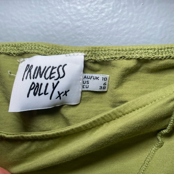 Green Princess Polly Cotton Corset Top- Size 6🍀🍀 - Picture 2 of 3